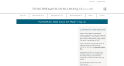 Desktop Screenshot of cathyacht-international.com